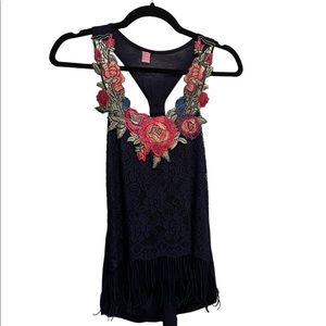 Marcel Designs Navy Tank Top